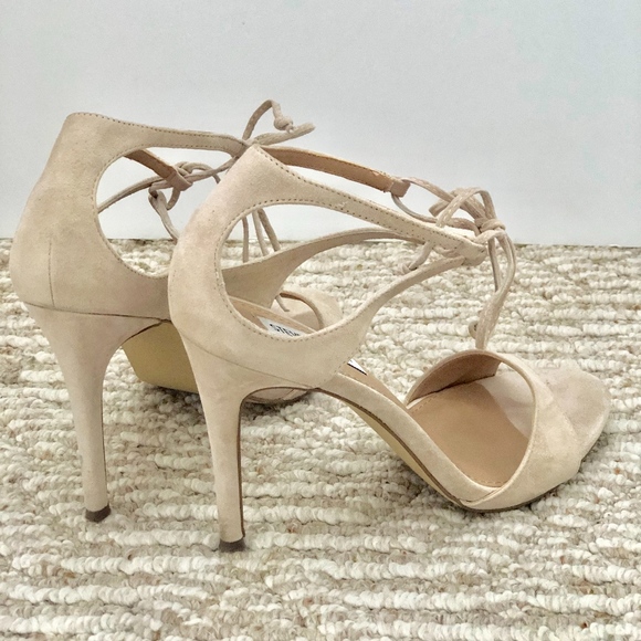 STEVEN MADDEN Open Toe Strap Heels - Picture 2 of 3
